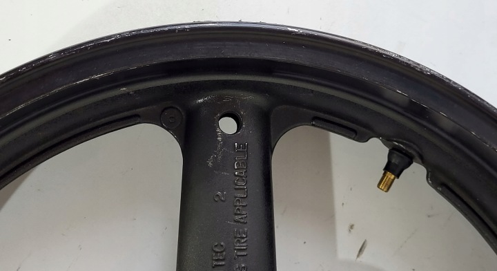 фото №6, Диск передняя 17" x 3.50" suzuki sv 650 1999-2002r