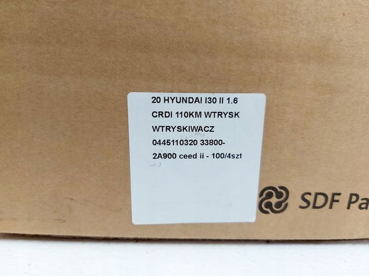 фото №7, Kia ceed ii 2 i30 ii 1.6 crdi інжектор форсунка 0445110320 33800-2a900