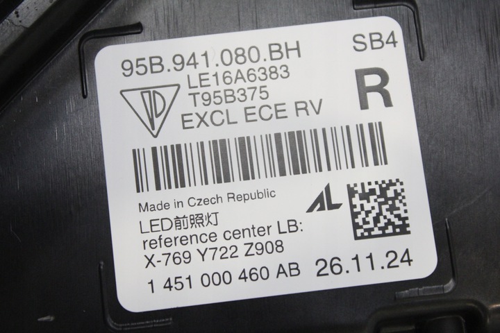 фото №11, Нове excl чорні лампи перед європа комплект porsche macan рестайлінг 95b