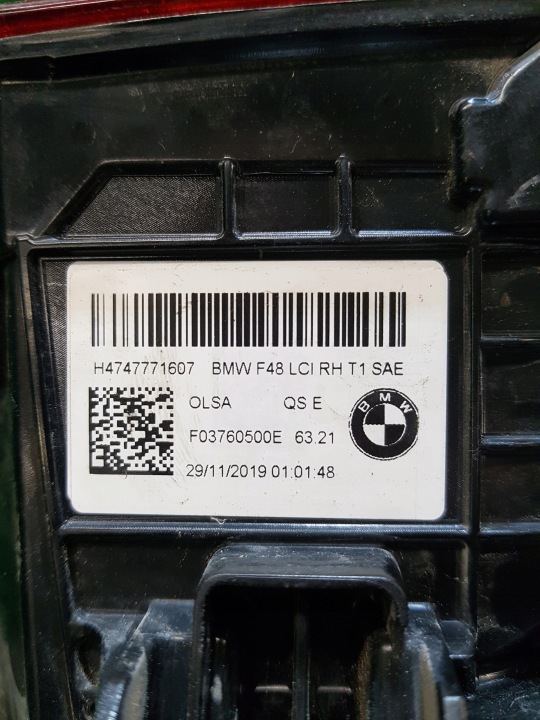 фото №7, Фара права задня bmw x1 f48 h4747771607 f03760500e 2019