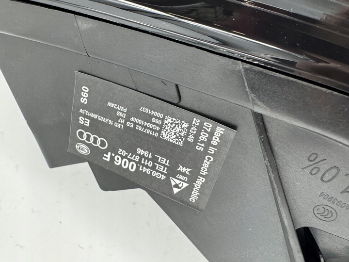 фото №13, Audi a6 c7 4g рестайлінг ксенон led лампа ліва права