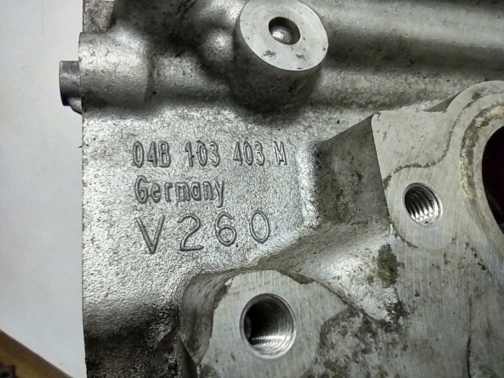 фото №13, Головка валы 04b103308a vw polo 6c ibiza 6j fabia iii a1 1.4tdi оригинал