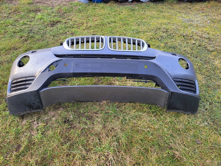 фото №6, Bmw x3 f25 рестайлинг бампер перед обычный решётки радиатора решётки установка pdc датчики