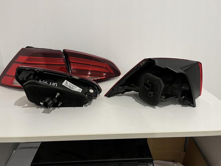 фото №10, Vw golf vii рестайлінг 5g0 лампи зад комплект ліва права