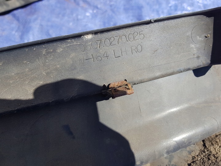 фото №14, Левый порог mercedes ml w164 накладка планка градус