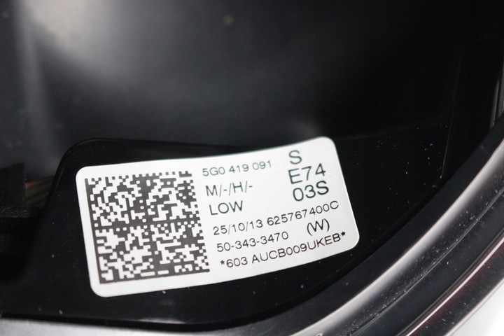 фото №12, Vw golf 7 sportsvan b8 кермо 5g0419091s колір: e74 - чорний 5g0 419 09