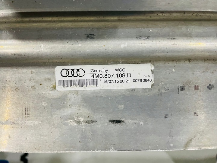 фото №9, Audi q7 4m0 pas перед усилитель балка оригинал 2015-2019 год
