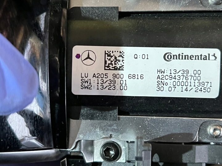 фото №12, Панель ручка контроллер mercedes idrive a2059006816 a2059009014