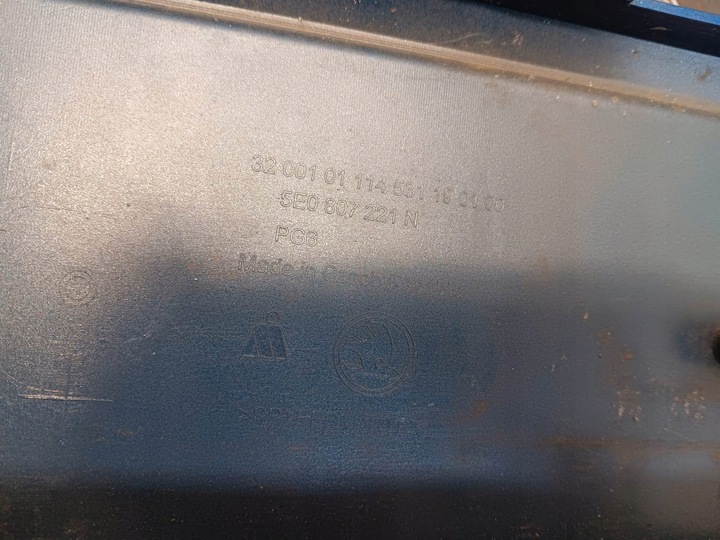 фото №11, Бампер перед skoda octavia iii рестайлінг pdc оригінальний номер 5e0807221n