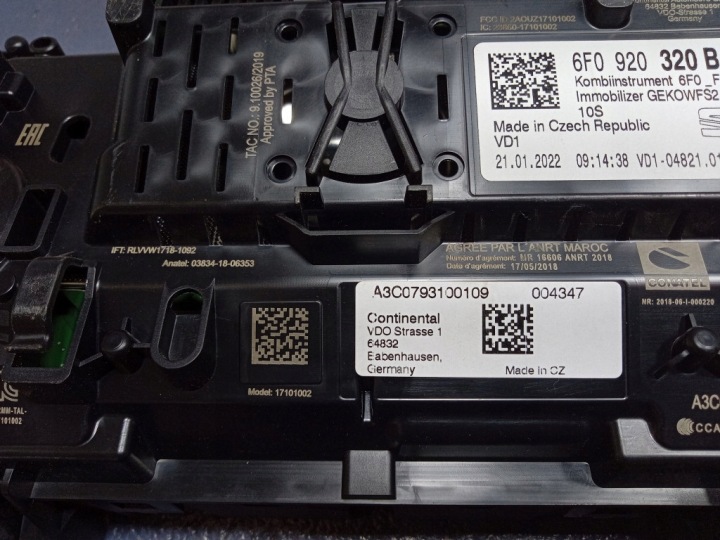 фото №5, Seat ibiza v спидометр виртуальный приборы lcd 6f0920320b