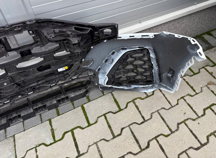 фото №15, Бампер переднее audi q8 ii 4m8 рестайлинг 24 s-line чёрный решётка радиатора решётки 6xpdc