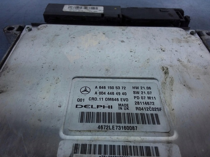 фото №4, Mercedes e w211 2.2 cdi компьютер блок управления двигателя