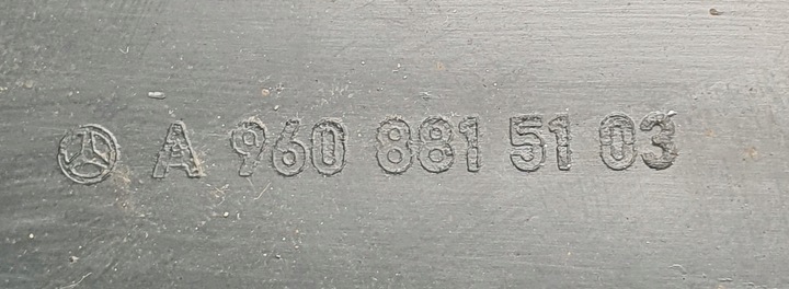 фото №3, Брызговик защита подкрылки левая mercedes actros mp4 a9608815103