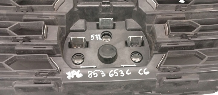 фото №6, 7p6853653c vw touareg ii рестайлінг r-line решітка радіатора решітка бампера передньої перед