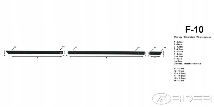 фото №9, Opel astra i планки бічні - f10