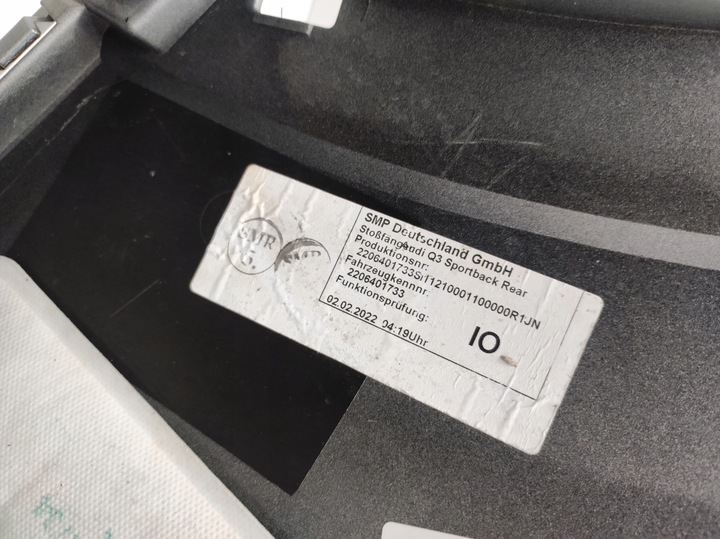 фото №8, Бампер зад задний audi q3 sportback 83f 83f807521b s-line