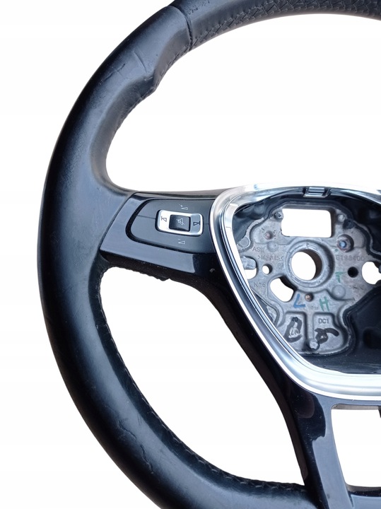 фото №10, Volkswagen passat b8 кермо шкіряний мультифункція 5q0419091