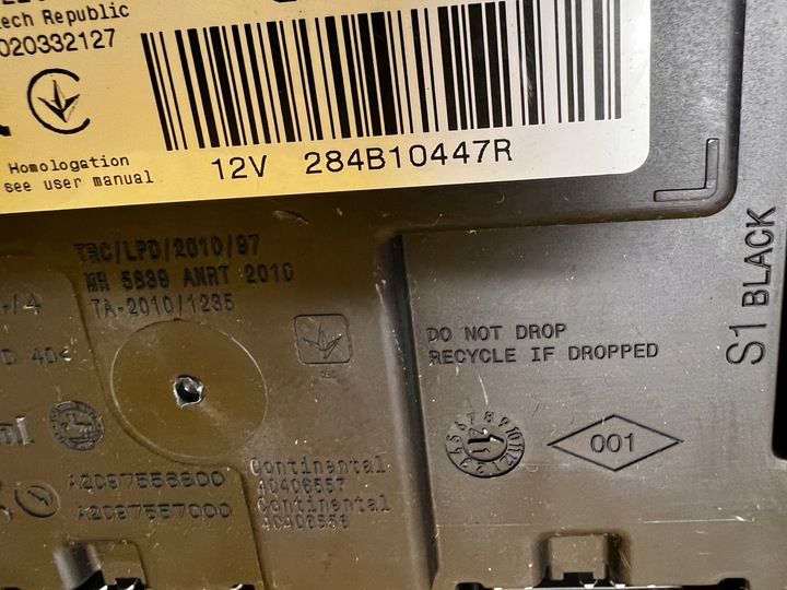 фото №14, Набір стартовий ecu bsi bcm спідометр  dacia lodgy рестайлінг 2022r 1.5 блакитний dci