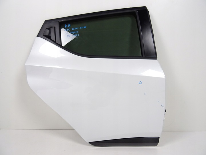 фото №1, Micra k14 двері праві зад qnc blanc nacre 2022r