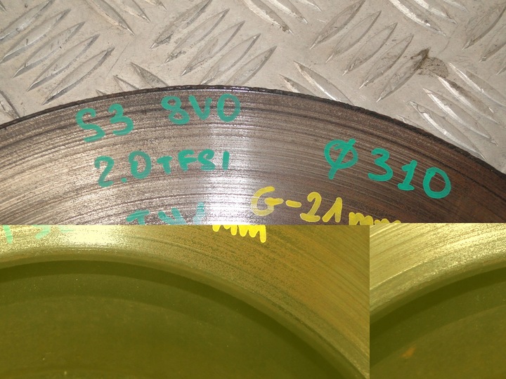 фото №9, Audi s3 8v рестайлинг тормоза диски зажимы тормозные колодки