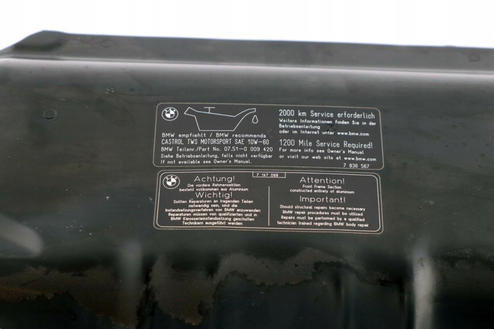 фото №11, Bmw e60 e61 pas переднє підсилювач верхній ременя 7033741