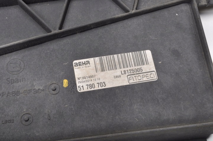 фото №7, Citroen nemo fiat florino 1.4 hdi вентилятор охлаждения радиатора (диффузор) 51780703