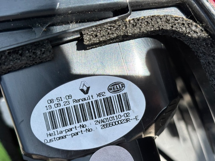 фото №6, Renault master iv фара права зад 2022r. 265500023r