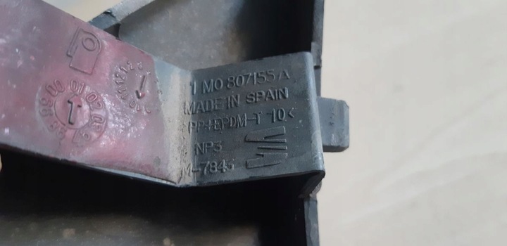 фото №11, Заглушка бампера левая бардачок seat leon i toledo ii