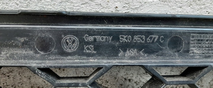 фото №7, Решётка бампера средняя решётка vw golf vi gti 5k0