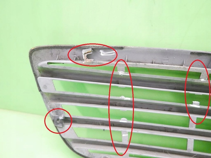 фото №9, Решётка радиатора решётка радиатора решётка p1 kia carnival i fl 01-05