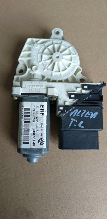 фото №1, Altea 2005 r- моторчик подъемника стёкла левый задний 5p0839401