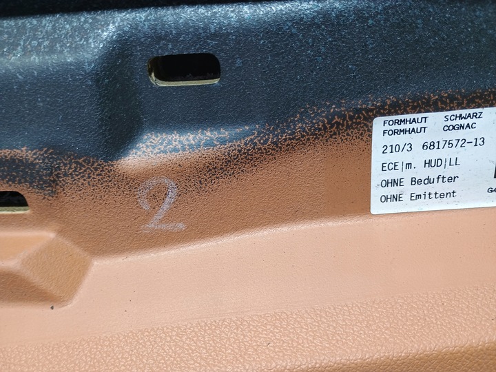 фото №9, Bmw 5 g30 g31 head up шкіра панель консоль подушка безпеки подушки ремені штори