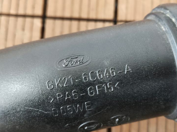 фото №7, Ford transit custom 22-25 2.0 tdci шланг труба интеркулер gk21-6c646-a оригинальный номер