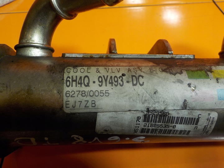 фото №5, Range rover vogue l322 3.6 v8 td 08r радіаторів вихлопних газів egr 6h4q-9y493-dc