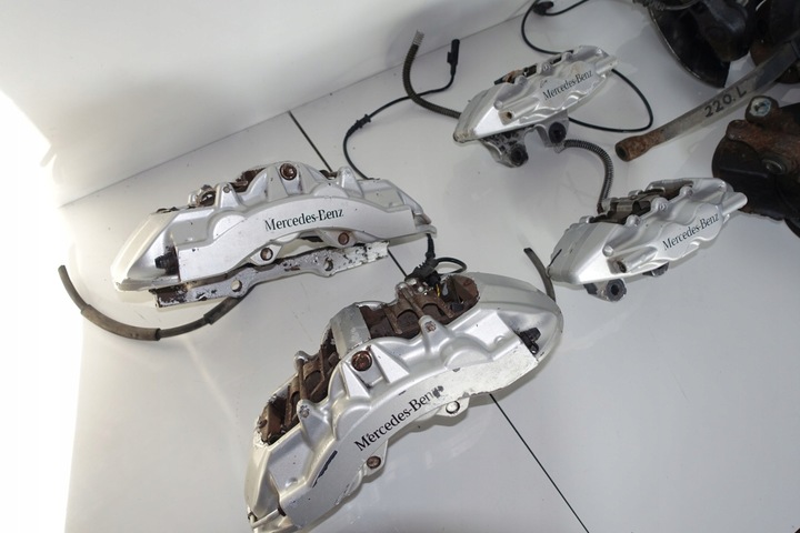 фото №5, Mercedes w220 w215 зажимы тормоза диски 360mm v12 biturb s65 amg s55 cl55