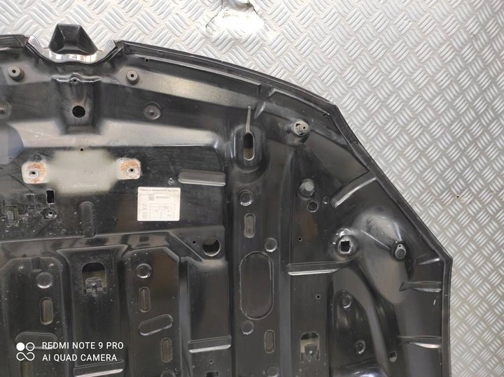 фото №14, Renault megane iii рестайлінг капот передня кришка двигуна колір чорний tegne