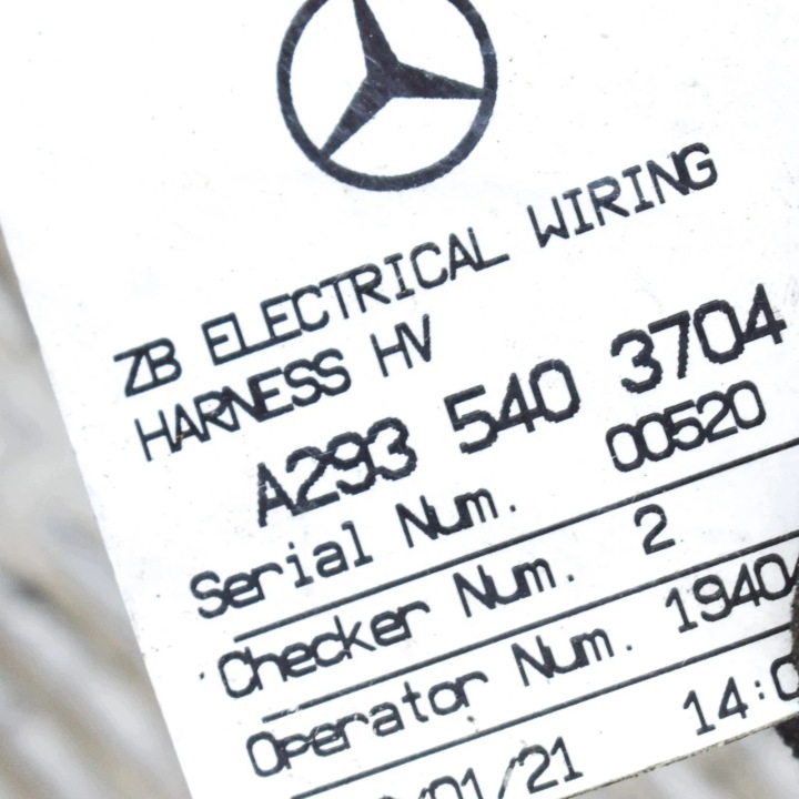 фото №7, Жгут кабели mercedes-benz eqc a2935403704 20674466 300kw 2020