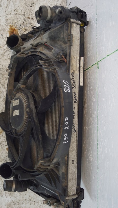 фото №13, Bmw e90 2.0d комплект радиатор вентилятор