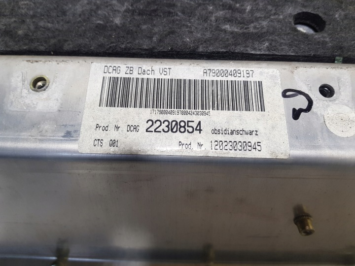 фото №7, Mercedes slk r171 w171 подголовники каркас крыша 1717900040