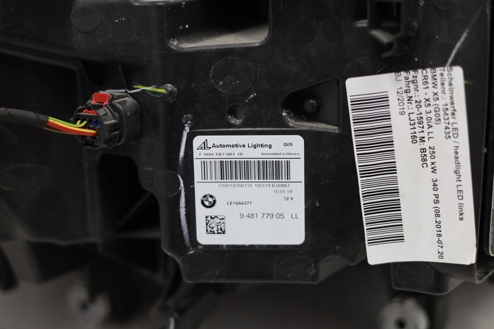 фото №7, Лампа левая правая перед передняя bmw x5 x6 g05 g06 led 9481780 9481779