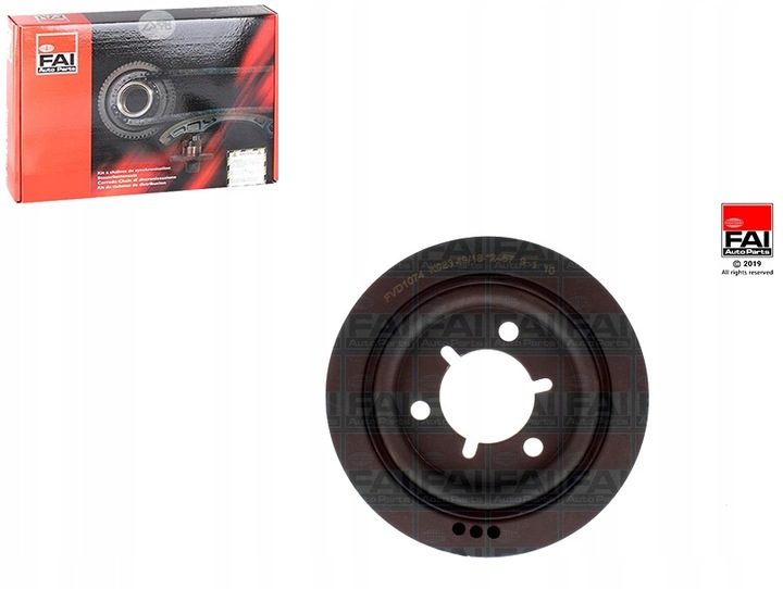 фото №1, Fai autoparts fvd1074 колесо ременное, wał коленчатый