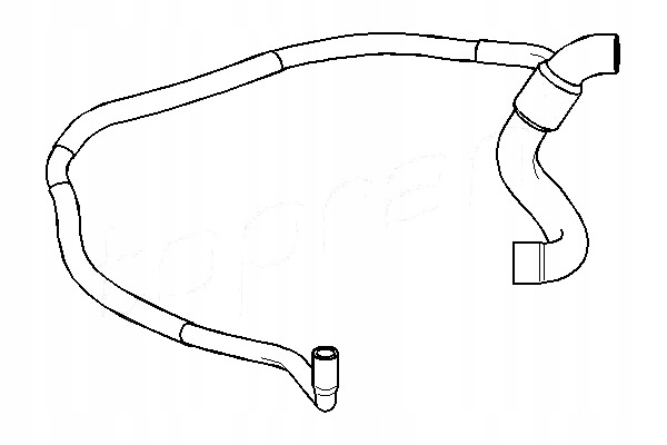 фото №1, Topran шланг радіатор води opel corsa b topran