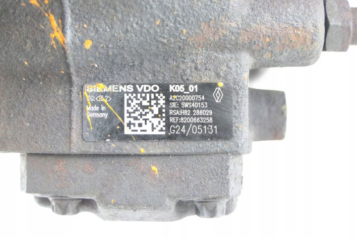 фото №10, Насос топливная рейка nissan qashqai 1.5 dci 8200663258