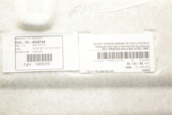 фото №11, Bmw f36 стеля чорна м-пакет bez люк 8059289