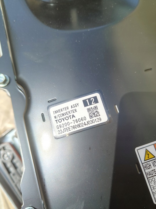 фото №8, Новий org. інвертор інвертор toyota c-hr lexus гібрид g9200-79046