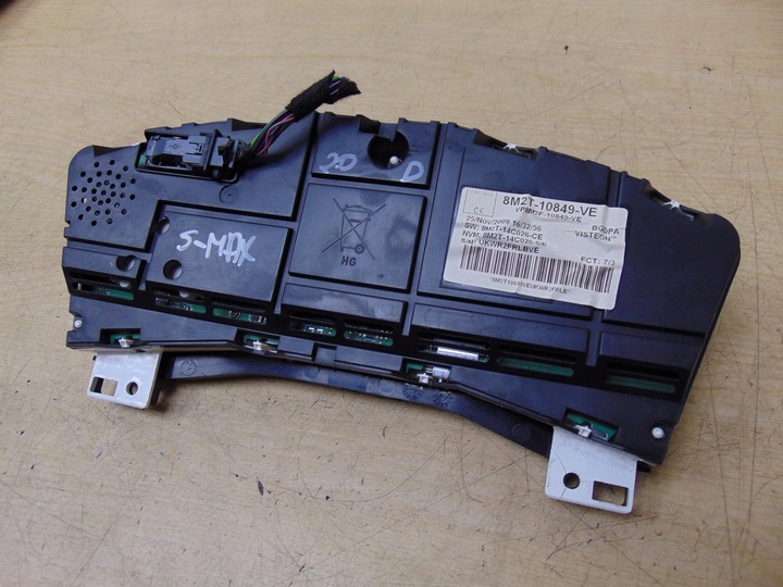 фото №14, Спидометр ford s-max mk1 2.0 tdci 8m2t-10849-ve