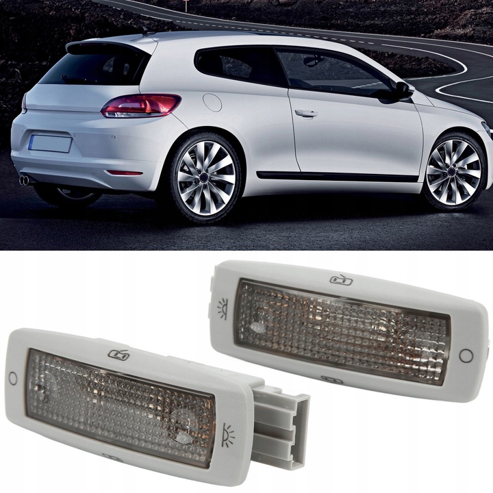 фото №11, 2 szt. задние свет kopułkowe do чтения 3b0947291 серый корпус