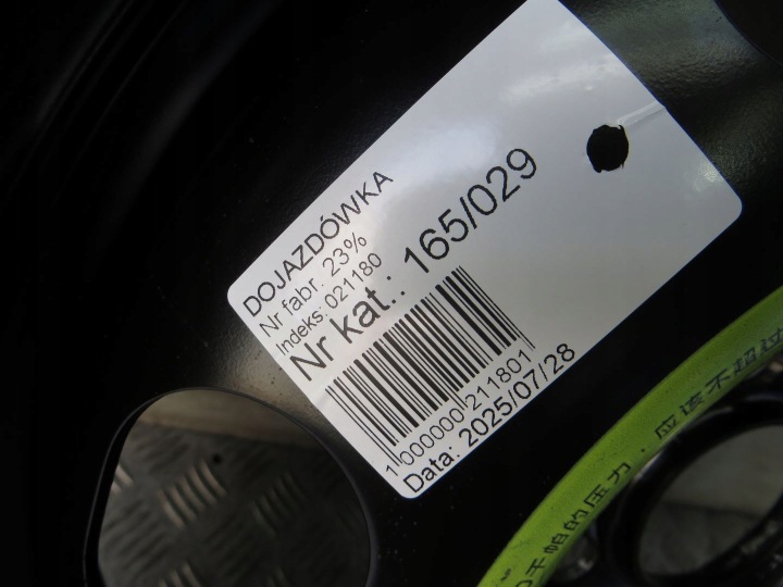 фото №10, Citroen c3 aircross докаточное колесо (докатка) 4x108 t125/85r16