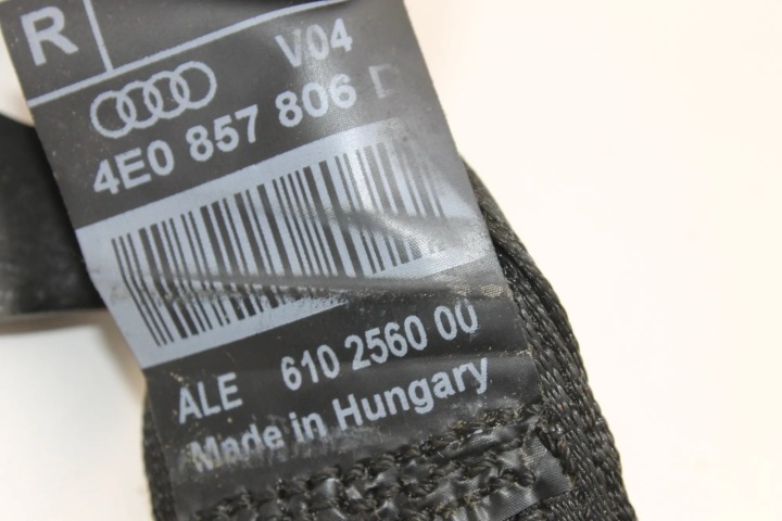 фото №7, Pas безопасности заднее правое audi a8 d3 4e2, 4e8 4e0857806d 3.0l дизель