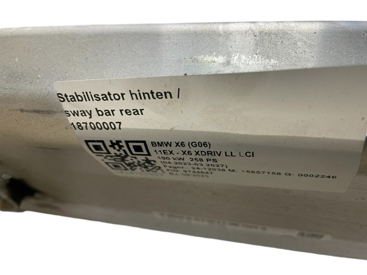 фото №8, Подрамник подвески зад bmw x5 g05 x6 g06 lci 2023r